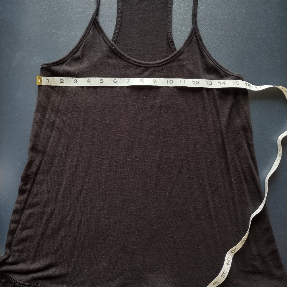 BLACK RACER BACK STRAPPY TUNIC - Picture 3 of 4